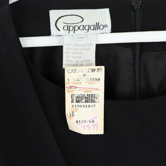 New Vintage Pappagallo Side Wrap Button Dress 10 - Picture 4 of 7